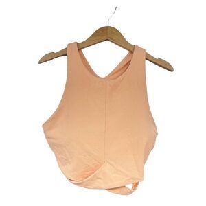 Athleta crop cut out bra